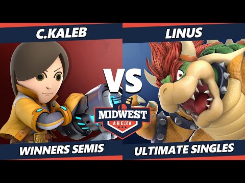 Midwest Arena Winners Semis - C.Kaleb (Mii Gunner) Vs. Linus (Bowser, Rosalina) SSBU Smash Ultimate