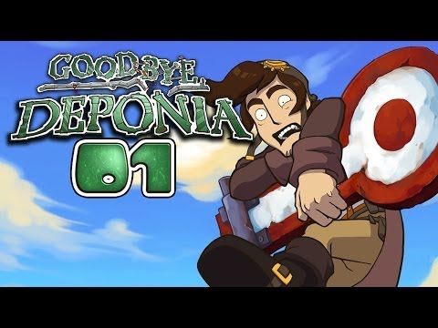 GOODBYE DEPONIA [HD+] #001 - Retter Sport (mit Nüssen) ★ Let's Play Goodbye Deponia