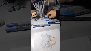 「優先すべきは、お前だな」#呪術廻戦 #呪術廻戦好きな人と繋がりたい #五条悟 #jujutsukaisen #イラスト #イラスト練習 #イラスト好きさんと繋がりたい #コピック #コピックイラスト