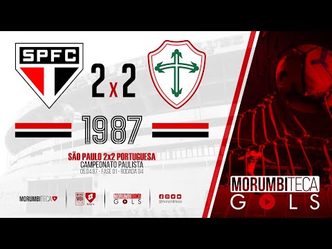 São Paulo 2x2 Portuguesa - Paulista 1987 - Fase 01 - rodada 04 - 05/04/1987