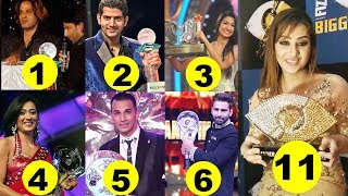 Bigg Boss All Seasons Winners From 1 to 11