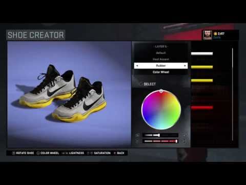NBA 2K16 Shoe Creator - Nike Kobe 10 PE "D'Angelo Russell"