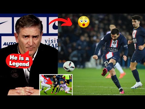 Toulouse Coach and Defender Reaction on Messi Goal | PSG vs Toulouse
