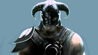 The Elder Scrolls V : Skyrim -- Speed Painting Video Of The Game Cover Concept Art
