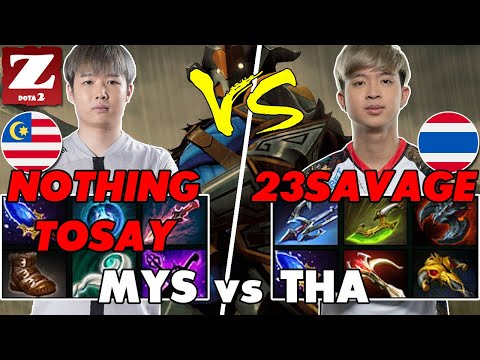 NOTHINGTOSAY (STORM SPIRIT) Mid vs 23SAVAGE (SVEN) Carry - Battle Of Pro Players - Z Dota 2 Channel