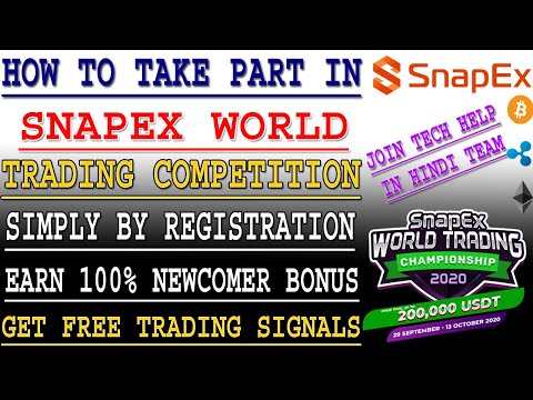 HOW TO TAKE PART IN SNAPEX TRADING COMPETITION & JOIN TECH HELP IN HINDI TEAM AND GET FREE SIGNALS Video