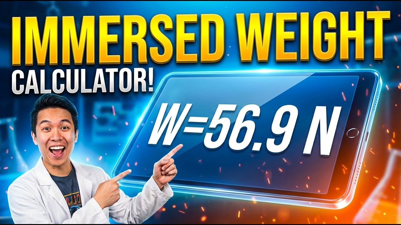 Immersed Weight Interactive Calculator