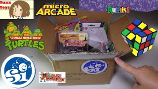 Mail Time: Huge box of Toys from Super Impulse!  Video Games, Pinball, Rubik's Cube and more!