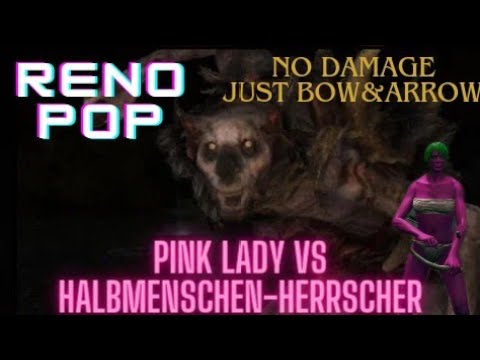 ELDEN RING Pink Lady vs. Halbmenschen-Herrscher No Damage Bow&Arrow