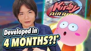 Kirby Air Ride Was Finished in 4 Months?! Sakurai Shares Behind-the-Scenes Details!