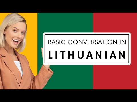 Basic Lithuanian Phrases for Beginners 🇱🇹 | How to Introduce Yourself