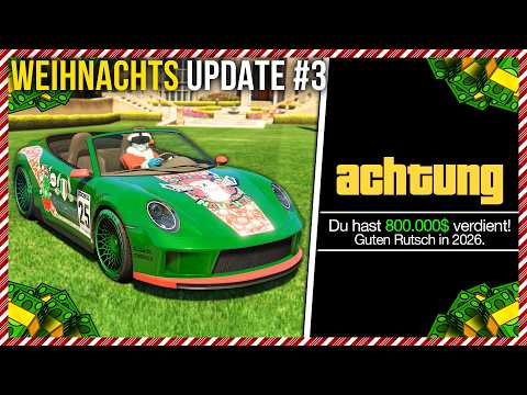 New Christmas update in GTA 5! Snow gone, $300,000 gifted & 3 free cars! | GTA Online News