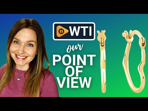 14k Real Gold Heart Hoop Earrings for Women | 14k Gold Heart Shaped Hoop Earrings | Delicate Gold Hoops for Women | Women's 14k Gold Jewelry | Gift for Anniversary - WTI product video review