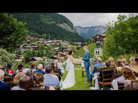 Chilled Summer Mountain Wedding Video in the French Alps