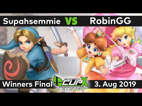 Calyptus Cup X - Purple Age | Supahsemmie (Young Link) vs myR RobinGG (Peach, Daisy) | Winners Final