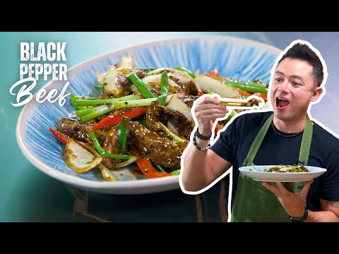 BLACK PEPPER BEEF STIR - FRY | SHERSON LIAN