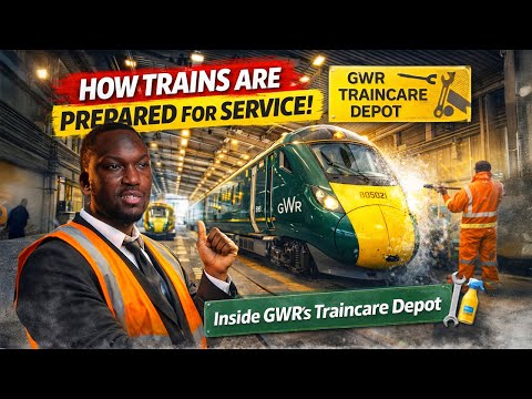 How Trains Are Prepared for Service! Inside GWR’s Traincare Depot.