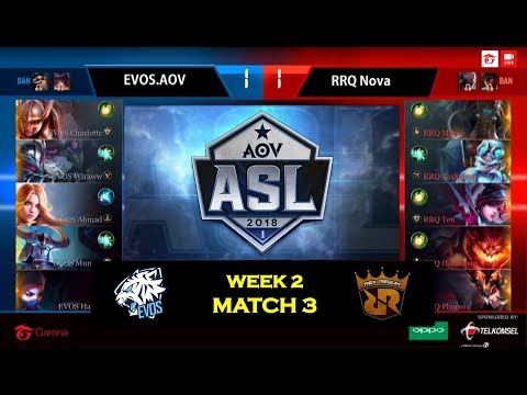 ASL 2018 Season 1 Week 2 - EVOS.AOV VS RRQ (Match 3)