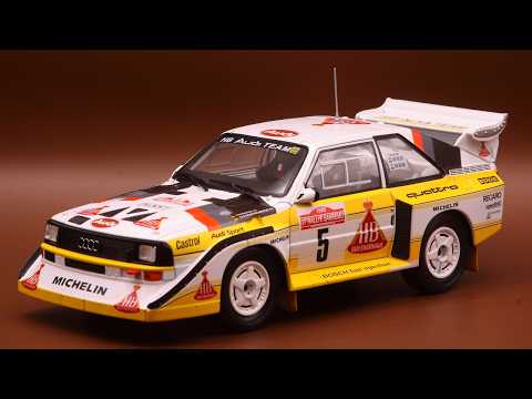1:24 Diecast Rally Models - Audi Quattro