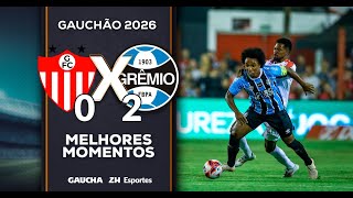 GUARANY DE BAGÉ 0x2 GRÊMIO | MELHORES MOMENTOS COM IMAGENS | GAUCHÃO | 21/01/2026