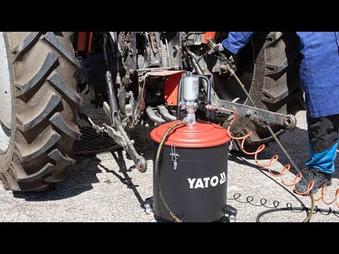Пневматический смазочный аппарат YATO 30 л, давление 0.8 MPa, шланг 4 м Пневматический смазочный аппарат YATO 30 л, давление 0.8 MPa, шланг 4 м