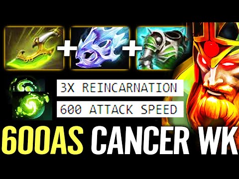 🔥 TRUE KING IS BACK — 600AS Wraith King + Refresher 3x Reincarnation Carry even TOPSON Dota 2 Pro