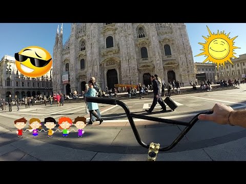 PAZZO IN BMX A MILANO !?