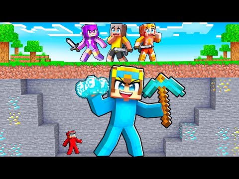 HUNTERS vs GOD HACKER SPEEDRUNNER In Minecraft!