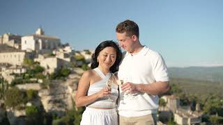 Destination Wedding in Provence - Proposal - Gordes Airelles Palace