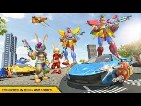 Bunny Jeep Robot Game | Robot Transforming Game | Chari Games