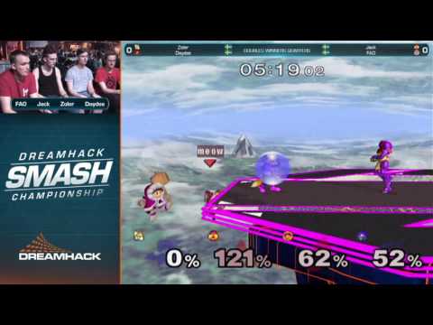 DHS17 - FA0 + Jack Vs. Zoler + Daydee - Winners Quarters - Melee Doubles