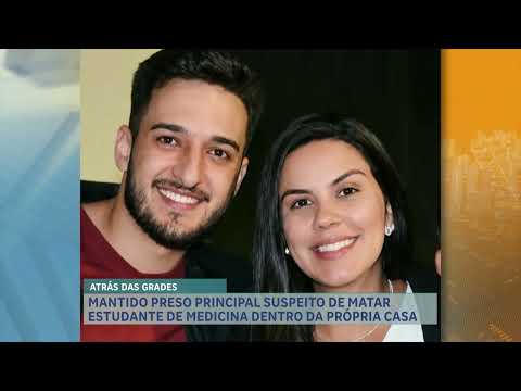 Suspeito de matar estudante de medicina em Barbacena (MG) continua preso após audiência de custódia