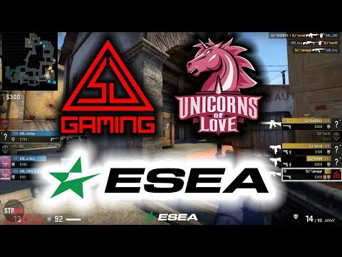 SJ Gaming vs Unicorns of Love Highlights - ESEA Advanced Season 32 Europe * Inferno