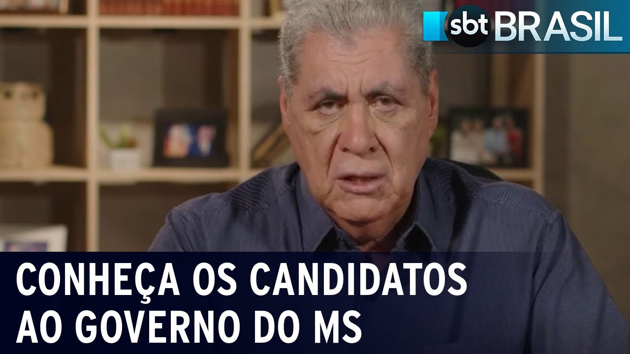 Conheça os candidatos ao governo do Mato Grosso do Sul | SBT Brasil (28/09/22)