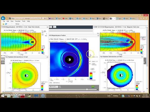 10/21/18 - Solar Wind Density 5X Normal - GOES 16 Planet, etc...