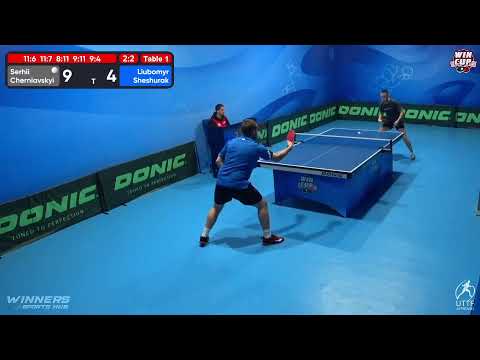02:30 Serhii Cherniavskyi 3 - 2 Liubomyr Sheshurak West 5 WIN CUP 25.10.2022 | TABLE TENNIS WINCUP