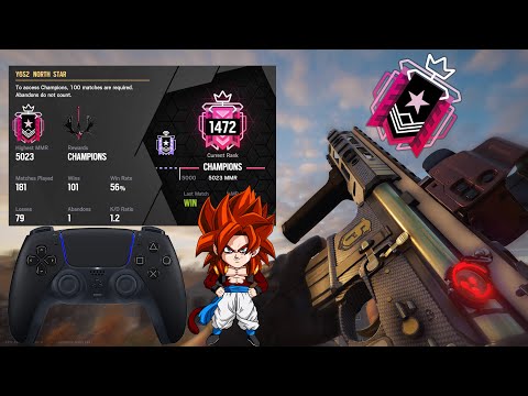 R6 Console Ranked - How A Controller **CHAMPION** Clutches A 1v5!! (PS5)