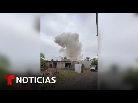Consideran acto terrorista la explosión de un carro bomba en Michoacán | Noticias Telemundo