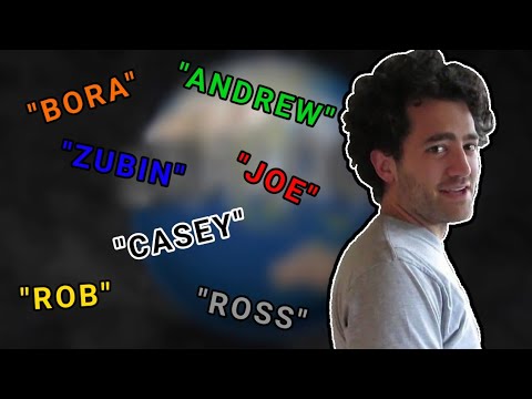 Who's name was said most in the Boralogues? | Tally Hall