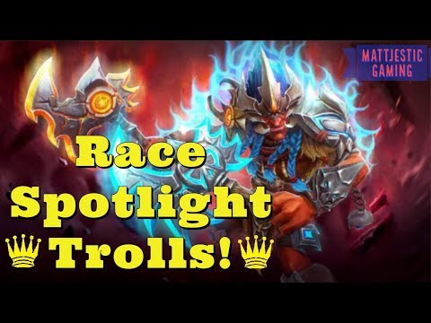 Auto Chess Race Spotlight: Trolls! Queen Rank Tips! | Mattjestic Gaming Video
