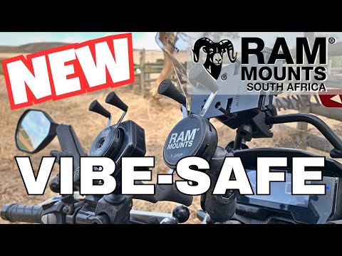 Ram Mounts VIBE-SAFE on Quick Grip & X-Grip | Honda CB500X