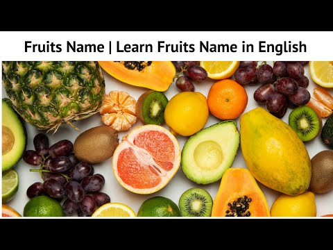 Fruits Name | Learn Fruits Name in English