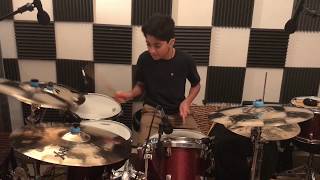 Labyrinth : Hiromi The Trio Project, Drum Cover by Raghav (13 year old drummer)