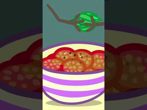 Grandpa Pig's Tomato Salad! #shorts #peppapig