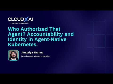 Who Authorised That Agent? Accountability and Identity in Agent-Native Kubernetes