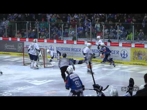 SCR TV || 15.03.2014 SC Riessersee - SC Bietigheim Steelers - Playoff-VF Spiel 2:  Tore kompakt