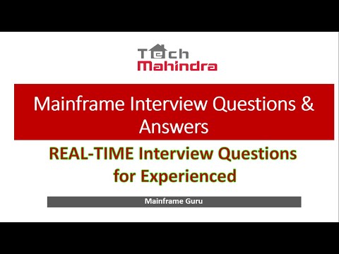 Tech Mahindra Mainframe Interview Questions & Answers |REAL-TIME Interview Questions for Experienced