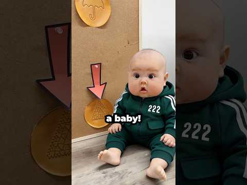 Squid Game Baby vs Cheater 🍪💀 #funnybabyvideos   #funny  #squidgamchallenge  #squidgame