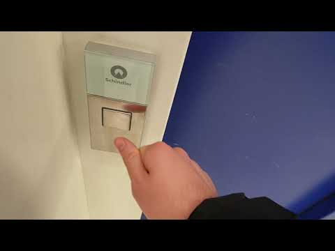 CHEAP SHITTY LIFT! Crappy Schindler 3300 MRL-Traction Lift at Action in Ommen.