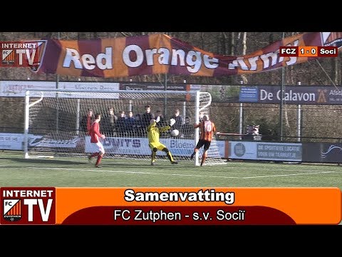 Samenvatting FC Zutphen - Socii (4-0)